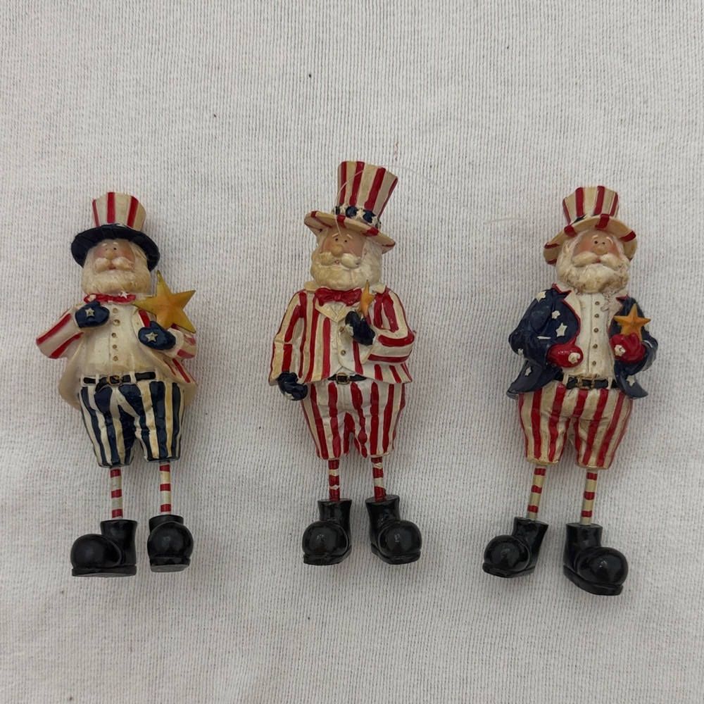 Patriotic Uncle Sam Figurines July 4th decor (mlb) - Picture 2 of 12